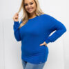 Kobaltový plus-size top PETITARA