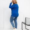 Kobaltový plus-size top PETITARA