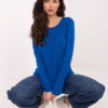 Kobaltový plus-size top COMFOREL