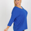 Kobaltový plus size top VIVANEA