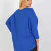 Kobaltový plus size top VIVANEA