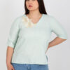 Mátový plus size top PEARLVIE