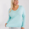 Mátový plus size top ELISAVIE