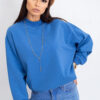 Tmavě modrá oversize mikina Twist – BELENA