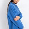 Tmavě modrá oversize mikina Twist – BELENA