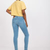 Modré skinny fit džíny RUE PARIS – GUDRUN