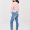 Modré skinny džíny s vysokým pasem – ELVANIS