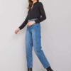 Modré mom fit džíny – DORALBA