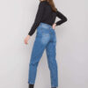 Modré mom fit džíny – DORALBA