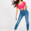 Modré skinny džíny Antibes RUE PARIS – MELESSA