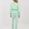 Pastelově zelený komplet s peplum efektem – AELAORIA