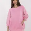 Růžová tuniková mikina ARTESIA