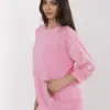 Růžová tuniková mikina ARTESIA