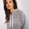 Šedá kangaroo mikina Lily Rose s kapucí – GALORA