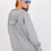 Šedě melírovaná bavlněná hoodie – MERELLA