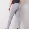 Šedé melírované legíny plus size Millie – NYRALIA