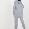 Šedý basic teplákový komplet s oversize mikinou – CLIO