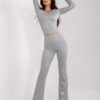 Šedý dvoudílný casual komplet – LYSANDRA