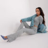 Šedý dvoudílný casual komplet – LYSANDRA