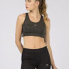 Khaki sportovní top CARMINELLA