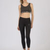 Khaki sportovní crop top BELVORIA