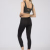 Khaki sportovní crop top BELVORIA