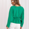 Zelená peplum halenka RAQUELINE